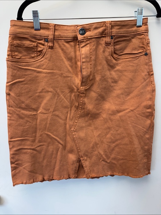 Kut from the Kloth Dresses & Skirts - Kut from the Kloth Burnt Orange Denim Midi Skirt